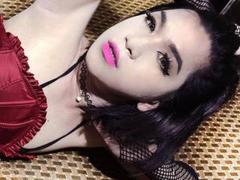SexyWildCumEater - shemale with black hair and  small tits webcam at xLoveCam